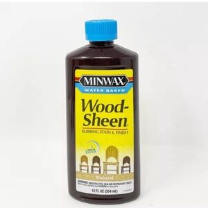 Minwax Wood-Sheen Rubbing Stain & Finish Water Based NATURAL COLOR